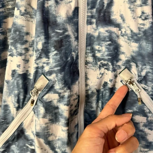 Lululemon Miss Misty Jacket Full Zip Winderbreaker Alberta Silver Fox Blue S - Picture 10 of 13